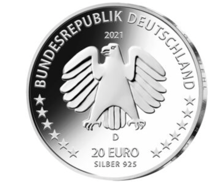 Alemanha 20€ Sophie Scholl 2021 - Letra D